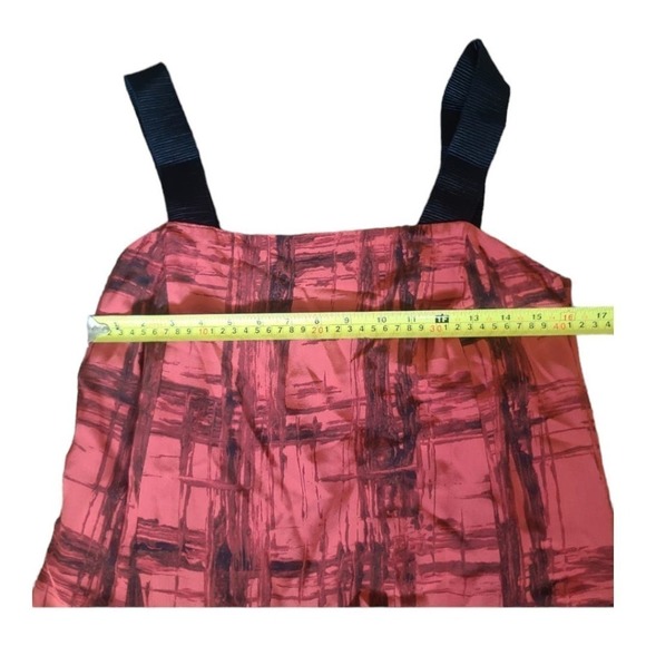 Nwot Vera Wang lavander label Silk Bottom Ruched Sleeveless Dresss 10 - Picture 8 of 9